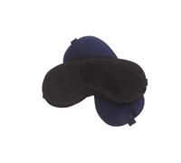 WEKADRIN 4 Piezas Máscara para Dormir Bloqueadora de Luz de Satén Sintético Doble Cara, Paquete de 4 Antifaces Transpirables en Negro y Azul Marino, Banda Elástica Ajustable, Adecuado para