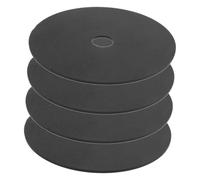 WEKADRIN 4 Piezas Protector para Escobilla de Inodoro de PP Duradero de Antisalpicaduras Redonda para Bloquear Olores y Fresco el Aire del Baño