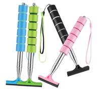 WEKADRIN 4 Uds Herramienta De Limpiaparabrisas De Espejo Retrovisor Limpiaparabrisas De Espejo Retrovisor De Coche Escurridor De Espejo De Limpieza De Coche Tinte De Ventanilla Accesorios