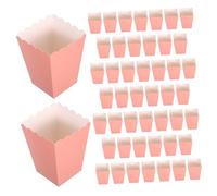 WEKADRIN 48piezas Cajas Pequeñas Para De Maíz De Recipientes Para Refrigerios Diseño Abierto Para Noches De Cine Fiestas De Cumpleaños y Showers