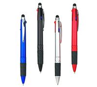WEKADRIN 4piezas Bolígrafos Multifuncionales Con Stylus De Portátiles y Creativos Para Notas y Dispositivos Táctiles