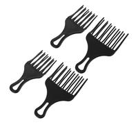 WEKADRIN 4piezas Peine Para Peinar El Cabello Afro Rizado Peine De Dientes Anchos De Accesorios Para Desenredar Pelucas