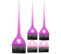 WEKADRIN 5 piezas Peine Profesional para Teñir Cabello Herramienta Duradera y Práctica para Aplicación de Tinte Diseño Colorido Fácil de Lavar y Secar para Uso Salón y Color Aleatorio