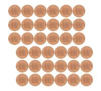 WEKADRIN 50 piezas Unidades Apósito Adhesivo Redondo Transpirable de Tela Elástica para Dedos y Articulaciones Seguro Antideslizante para Cuidado de Heridas y Prevención de Ampollas