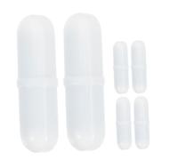 WEKADRIN 6 piezas Barras de Agitación Magnéticas Ptfe Resistente Corrosión para Laboratorio Mezclador Vórtice Seguro Versátil