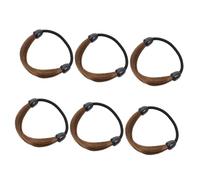 WEKADRIN 6 Piezas Coleteros Elásticos para Mujer Lazos Duraderos para Coleta Accesorios de Cabello Versátiles Único para Tipo de Pelo