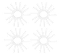 WEKADRIN 60 Piezas Ganchos de Cortina Ajustables de Plástico 9,5 CM, 60 Piezas, Clips para Pliegues de Cortinas Plisadas, Ideales para Ventanas de Baño y Hogar, Sujeción Firme y Uso