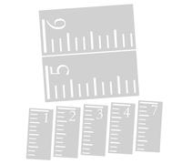 WEKADRIN 7piezas Plantilla De Medición De Altura Infantil Reutilizable Escala De Crecimiento Para Decoración De Pared Niño Niña Plantilla De Plástico Para Medir Altura y Crear