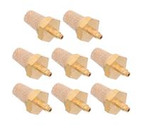 WEKADRIN 8 Piezas Accesorios para Máquina de Niebla Silenciador de Escape de Aire de Latón y Boquilla de Filtro de Cobre Compatible para Generador de Niebla Escénico