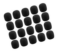 WEKADRIN 80 Piezas Fundas Esponja para Micrófono Cubiertas Espuma Reducción Ruido para Micrófonos de Solapa y Auriculares Protector Flexible y Transpirable para Uso Educación y Eventos