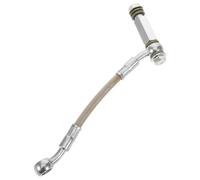 WEKADRIN Adaptador de Extensión de Línea de Freno para Motocicleta con Conector Hidráulico Resistente Alta Presión Manguera Prolongadora Fácil Instalación sin Herramientas Kit con Tornillos