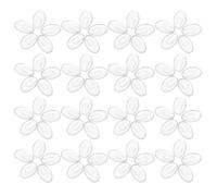 WEKADRIN Almohadillas Nasales Transparentes para Gafas 50 Pares Almohadillas Blandas Antideslizantes para Puente Nasal Repuestos Cómodos Alivio de Presión para Uso Diario