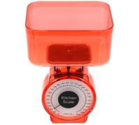 WEKADRIN Báscula de Cocina Mecánica 1kg sin Batería Plataforma de Plástico para Pesar Alimentos Herramienta de Pesaje Doméstica para Hornear y Control Dietético Color Aleatorio