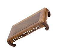 WEKADRIN Base Rectangular de Madera de Pollo Alas para Soporte de Jarrón Vintage Pedestal Estable Multifuncional para Bonsáis Peceras y Lámparas de Mesa Base Decorativa Oriental y