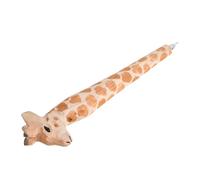 WEKADRIN Bolígrafo de Madera Tallada Forma de Jirafa Gel Suave Diseño Ergonómico para Estudiantes y Oficina Regalo Creativo para Fiestas y Uso Escolar