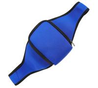 WEKADRIN Bolsa de Cinturón para Micrófono Ajustable y Resistente Bolso de Cintura para Deportes y Danza Protección Segura para Transmisores Lavable y Mini Bolso Azul para Uso Diario