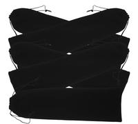 WEKADRIN Bolsa de Viaje para Plancha de Pelo 5 Unidades 12x38,5 Cm, Funda de Terciopelo para Rizador y Plancha, Estuche Portátil para Herramientas de Cabello, Almacenamiento Resistente