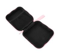 WEKADRIN Bolsa Portátil para Compresas Sanitarias y Tampones, Organizador Femenino de Eva Resistente al Agua, Tamaño Pequeño Compartimentos Múltiples, Color Rosa Diseño de Corazón, Adecuado