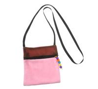 WEKADRIN Bolsa Portátil para Hámster y Pequeños Animales Diseño Transpirable Correas Ajustables para Viajes y Transporte Cómodo al Aire