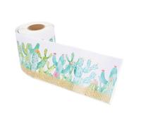 WEKADRIN Borde Adhesivo Cactus para Tablón Anuncios Pegatina Decorativa para Aula Oficina Pizarra Ventana