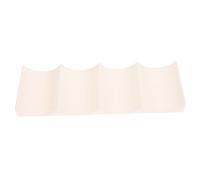 WEKADRIN Botellero Apilable de Plástico Europeo para Vino Soporte Antideslizante para Botellas Organizador Compacto para Cocina Despensa y Frigorífico Color Blanco Leche