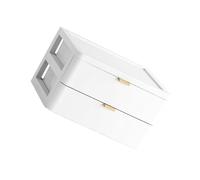 WEKADRIN Caja Organizadora Multiusos Tipo Cajón Almacenamiento Multi para Maquillaje y Joyas Resistente Plástico PP Diseño Compacto para Escritorio y Tocador Color Blanco