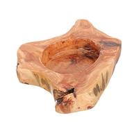 WEKADRIN Cenicero de Escritorio Creativo de Madera Maciza Grande (23-28 Cm) Diseño Irregular, Práctico y Estilo Chino para Interiores en Hogar U Oficina,