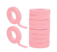 WEKADRIN Cinta Adhesiva para Dedos Guzheng de Algodón Transpirable, 10 Rollos Autoadhesivos para Protección y Comodidad en Interpretación, Uso Profesional para Cítara China, Color Rosa, 5