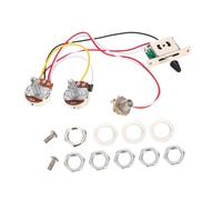 WEKADRIN Conjunto de Circuito de Captación para Guitarra Eléctrica Potenciómetro de 5 Posiciones, Placa de Filamento Resistente y Acabado Fino, Herramienta para Guitarra