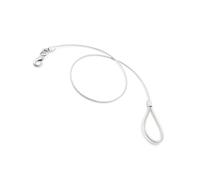 WEKADRIN Correa para Perros Grande de Acero Inoxidable Resistente Mordeduras Plástica Entrenamiento y Seguro