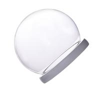 WEKADRIN Cubierta de Cristal para Flores Eternas Luz LED y Base Blanca de 135 CM Campana de Vidrio Decorativa para Mesa de Salón Exhibidor de Paisaje Floral y Decoración Navideña