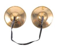 WEKADRIN Cymbals Bell de Cobre Hecho Mano para Meditación y Yoga Instrumento de Percusión Compacto y Ligero Sonido y Claro para Prácticas de Atención Plena