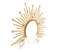 WEKADRIN Diadema De Diosa Para Mujer Diseño Exclusivo Para Bodas Fiestas y Desfiles De Moda Accesorio Ligero y Elegante Para Eventos Especiales