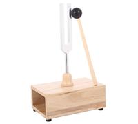 WEKADRIN Diapasón de 528 Hz de Aleación de Aluminio con Caja Resonadora de Madera y Mazo Negro, Juego Portátil para Curación Sonora, Yoga y Meditación, Instrumento de Sanación Vibracional