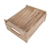 WEKADRIN Estante de Madera para Router WiFi, Caja de Almacenamiento Mural para Módem y Regleta, Organizador de Cables Decorativo para Hogar y Oficina, Soporte Compacto para Enrutador