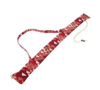 WEKADRIN Estuche Portátil para Flauta China Dizi de Bambú 56-66 Cm con Funda Protectora de Algodón y Correa Ajustable para Transporte y Almacenamiento en Viajes