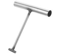 WEKADRIN Gancho Metálico Forma de T para Levantar Tapas de Alcantarilla Elevador de Acero Inoxidable 16 CM de Largo y 8 MM de Diámetro Herramienta Resistente para Rejillas de Drenaje y