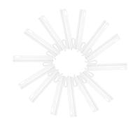 WEKADRIN Ganchos Ajustables para Cortinas de Ventana 9,5 Cm Clips de Trinquete para Cortinas Gruesas Set de 35 Piezas Plástico Resistente y Ducha Accesorios para Decoración del Hogar