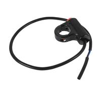 WEKADRIN Interruptor Manillar Motocicleta Doble Flash Aluminio con Botón Rojo Luz de Advertencia para Motos E-bikes y Scooters