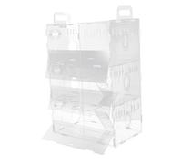 WEKADRIN Jaula para Hámster De Acrílico Transparente, Castillo Pequeño De 3 Niveles (30×20×45 Cm), Casa para Animales Pequeños y Conejillos De Indias, Refugio Seguro para Mascotas Pequeñas