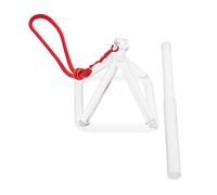 WEKADRIN Juego de 1 Set de Pirámide Cantora de Cuarzo para Terapia de Sonido Decoración Curativa y Música para Meditar en Casa Varios estilos