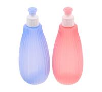 WEKADRIN Juego de 2 Bidés Portátiles para Bebés 350 Ml Limpiador Manual de Glúteos Reutilizable Pulverizador Práctico para Higiene Íntima Adecuado para Viaje y Cuidado de Piel Sensible