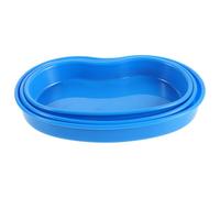 WEKADRIN Juego de 3 Bandejas Dispensadoras de Pastillas Pequeñas Medianas y Grandes Plástico ABS Forma de Riñón Organizador Médico para Clasificación y Almacenamiento Carritos Clínicos