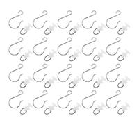 WEKADRIN Juego de 30 Ganchos y Poleas para Cortinas de Ducha Ganchos Deslizantes de Plástico Antioxidante para Rieles de Cortinas Accesorios de Repuesto Silenciosos y Resistentes para Baño