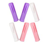 WEKADRIN Juego de 6 Abridores de Ampollas Reutilizables de Plástico Mini Abridor Compacto Colores Oscuro y Herramienta para Enfermeras y Suministros Hospitalarios Diseño Acanalado