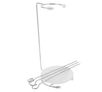 WEKADRIN Juego de Perchas para Brochetas de Acero Inoxidable para Asar, Soporte Seguro y Versátil para Barbacoa, Adecuado para Cocina al Aire Libre y Parrillas
