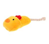 WEKADRIN Juguete para Perros Cachorros Resistente al Desgaste con Sonido Hecho de Cuerda de Algodón y Felpa Forma de Zapato para Masticar y Limpiar Dientes Casa