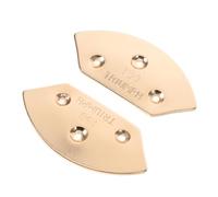 WEKADRIN Kit de 2 Almohadillas de Protección Antideslizantes y Resistentes al Desgaste para Talón de Botas y Zapatos de Senderismo, Placas Metálicas Reemplazo para Suelas, Uso Exterior