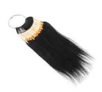 WEKADRIN Kit de Mechas de Cabello Real para Práctica de Coloración con Accesorios Ajustables Hebras Suaves y Resistentes para Peluqueros Principiantes y Profesionales
