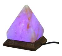 WEKADRIN Lámpara de Sal Pirámide USB con Luz Nocturna Luz Ambiental para Dormitorio Sala y Oficina Decoración de Hogar y Yoga